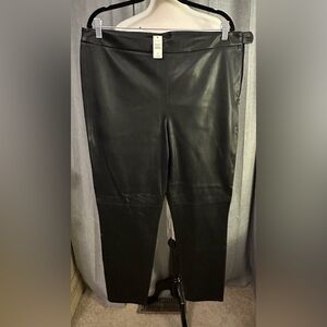 Talbots Faux Leather Leggings